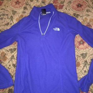 Fleece north face quarter zip